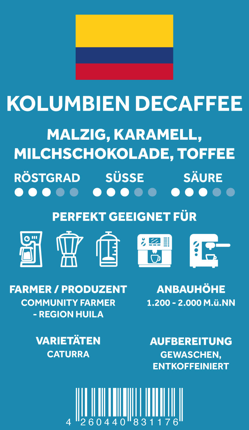 Kolumbien-decaffee-decafe-entkoffeiniert